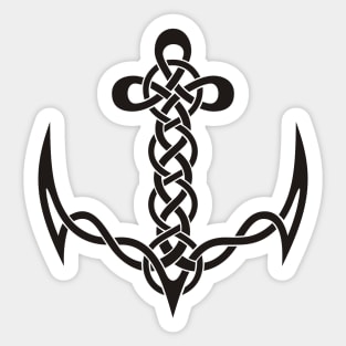 Celtic Anchor Sticker